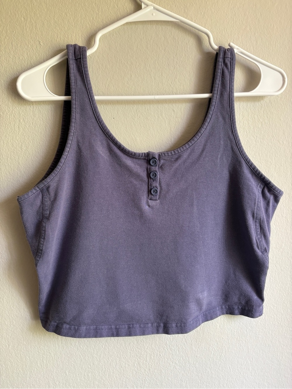 100% Cotton Activewear Crop Top